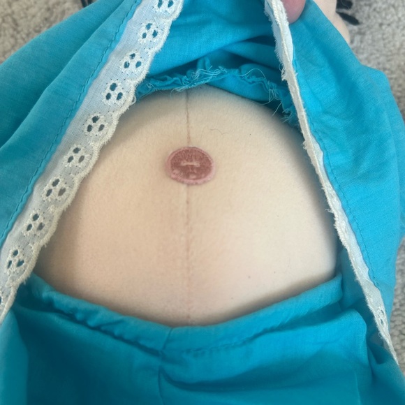 Big Comfy Couch 1995 Molly 25" Plush Doll Blue Dress Yarn Hair Vintage Stuffed - Picture 4 of 5